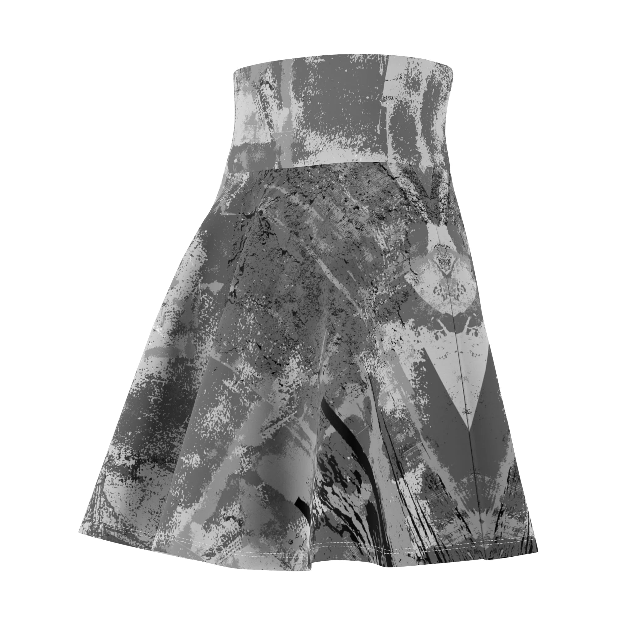 Women'S Versatile Casual Skater Skirt BLANCH - Minimal by Queennoble