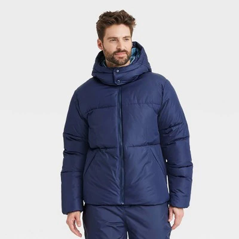 New - Men'S Heavy Puffer Jacket - All in Motion