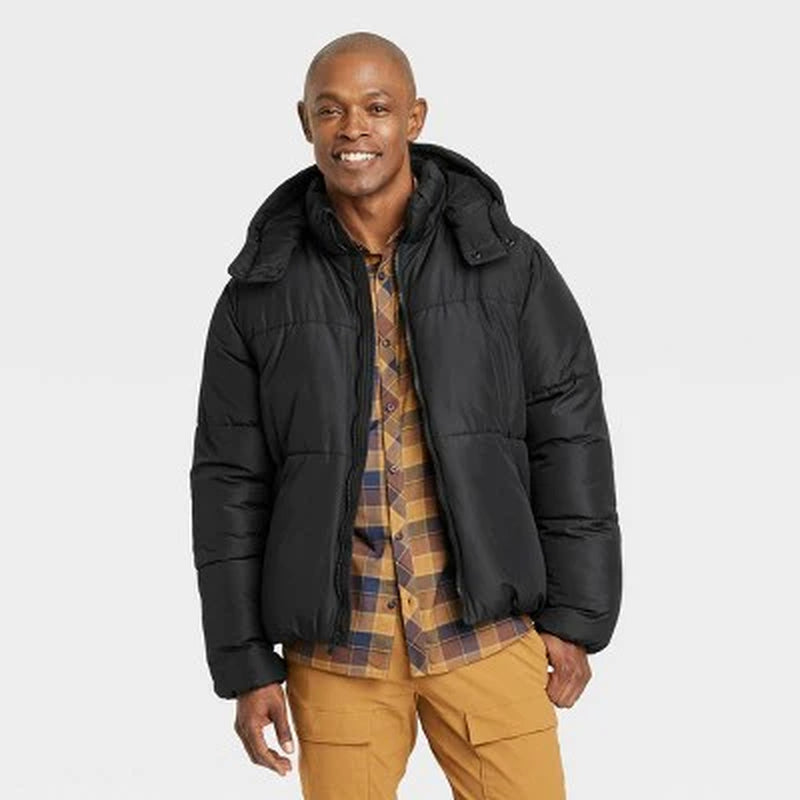 New - Men'S Heavy Puffer Jacket - All in Motion