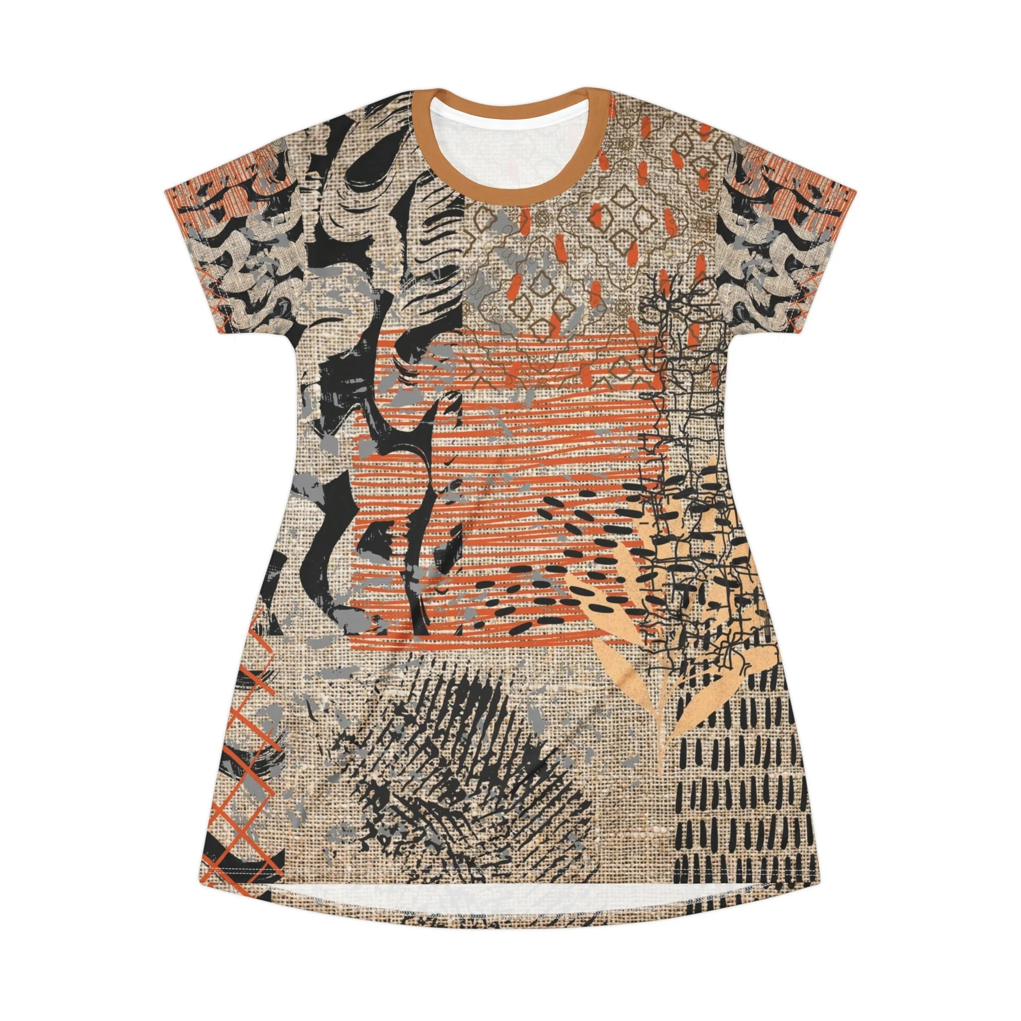 Designers T-Shirt Dress JUNGLE | Minimal by Queennoble