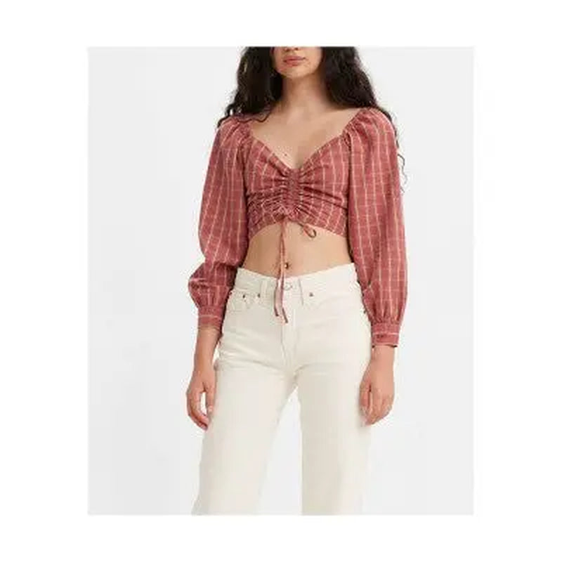 Levi'S Women'S Puff Long Sleeve Devin Blouse