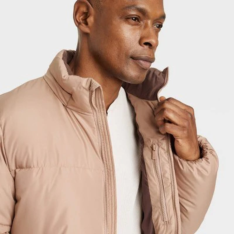 New - Men'S Heavy Puffer Jacket - All in Motion