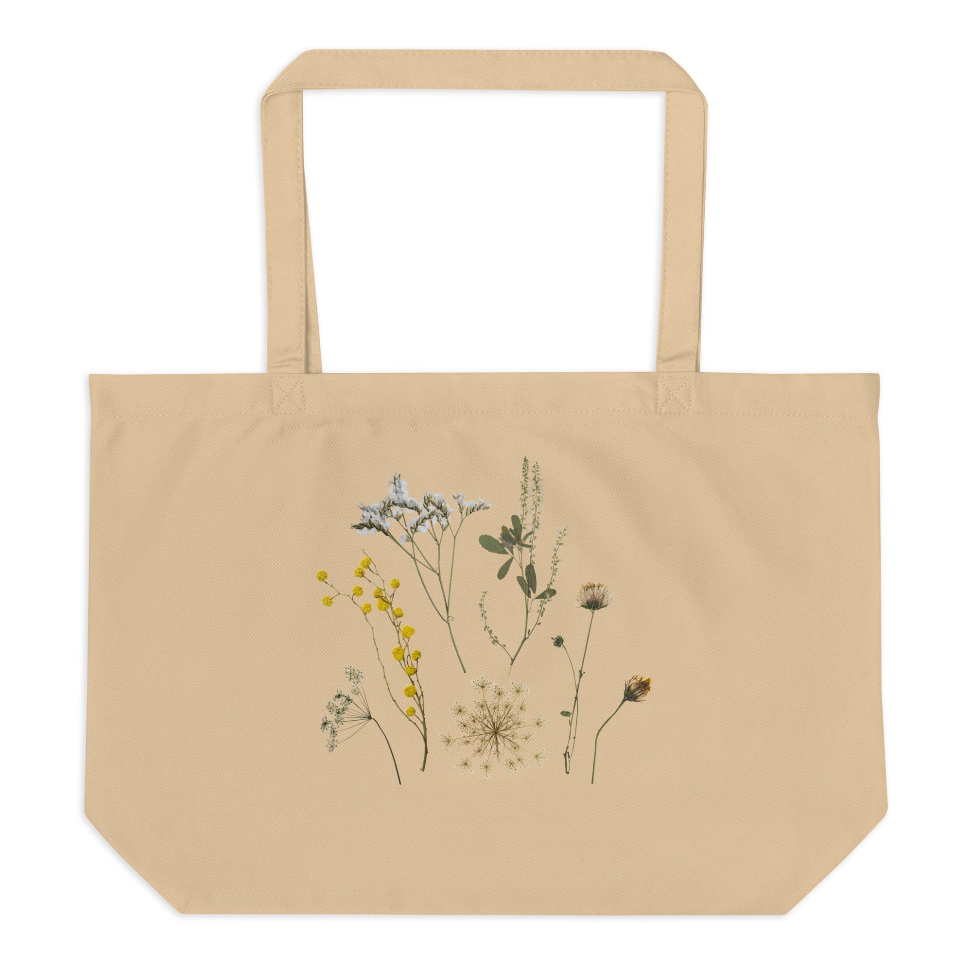 Large Organic Tote Bag Design by Hadiarts