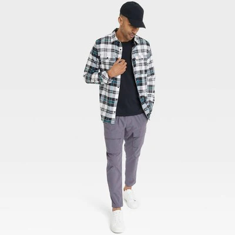 New - Men'S Ong Sleeve Flannel Shirt - All in Motion